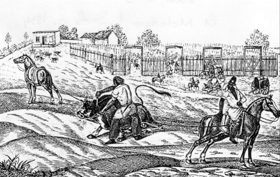 El matadero (Bacle, c. 1834)